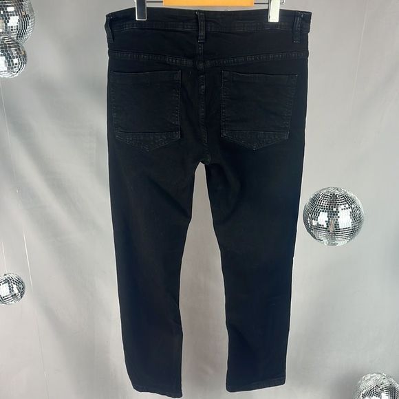 Black Slim Stretch Jeans - Picture 2 of 8